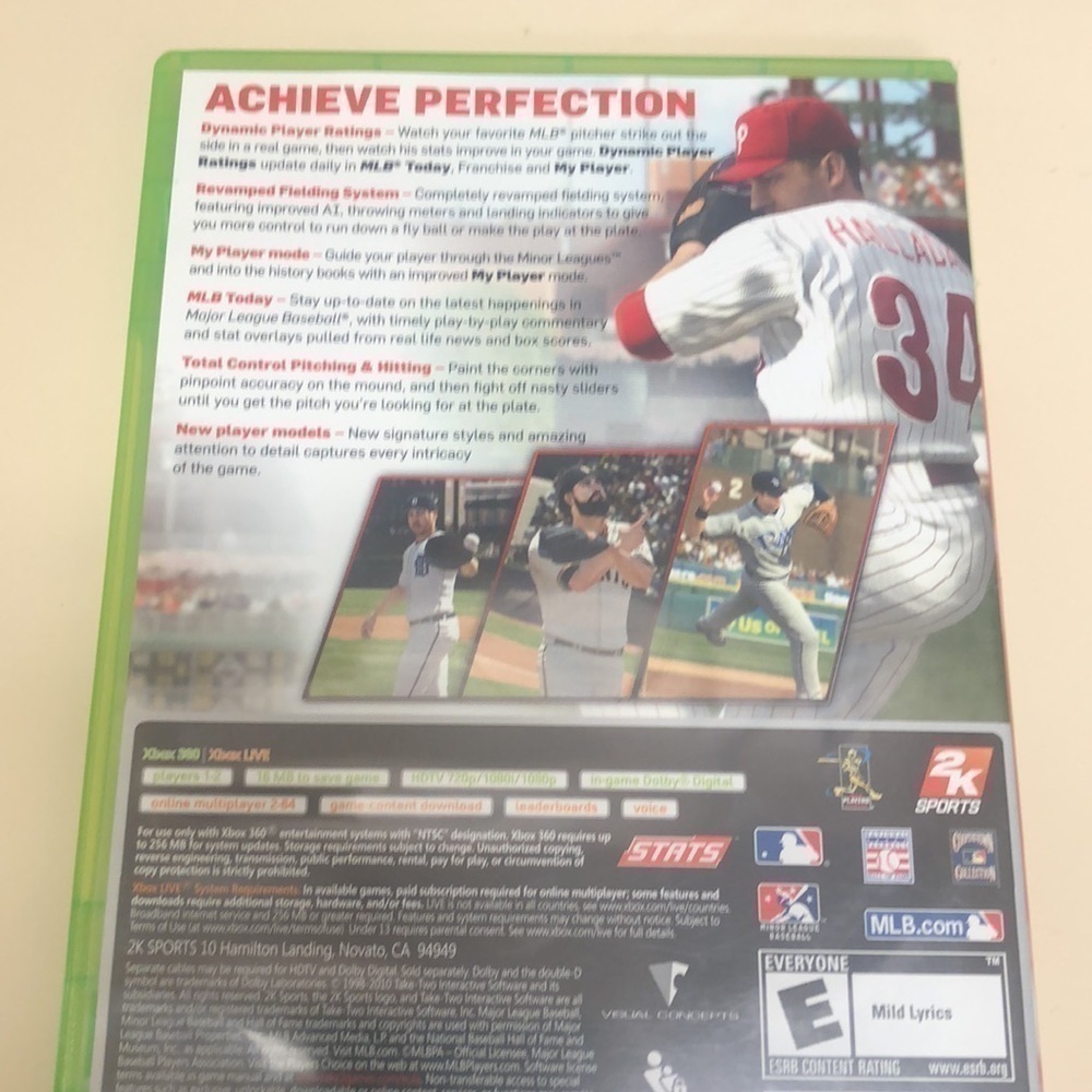 𝅺22. MAJOR League Baseball 2K11 for Xbox 360 - Picture 7 of 7